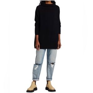 Free People | Ottoman Slouchy Tunic | Black | Small